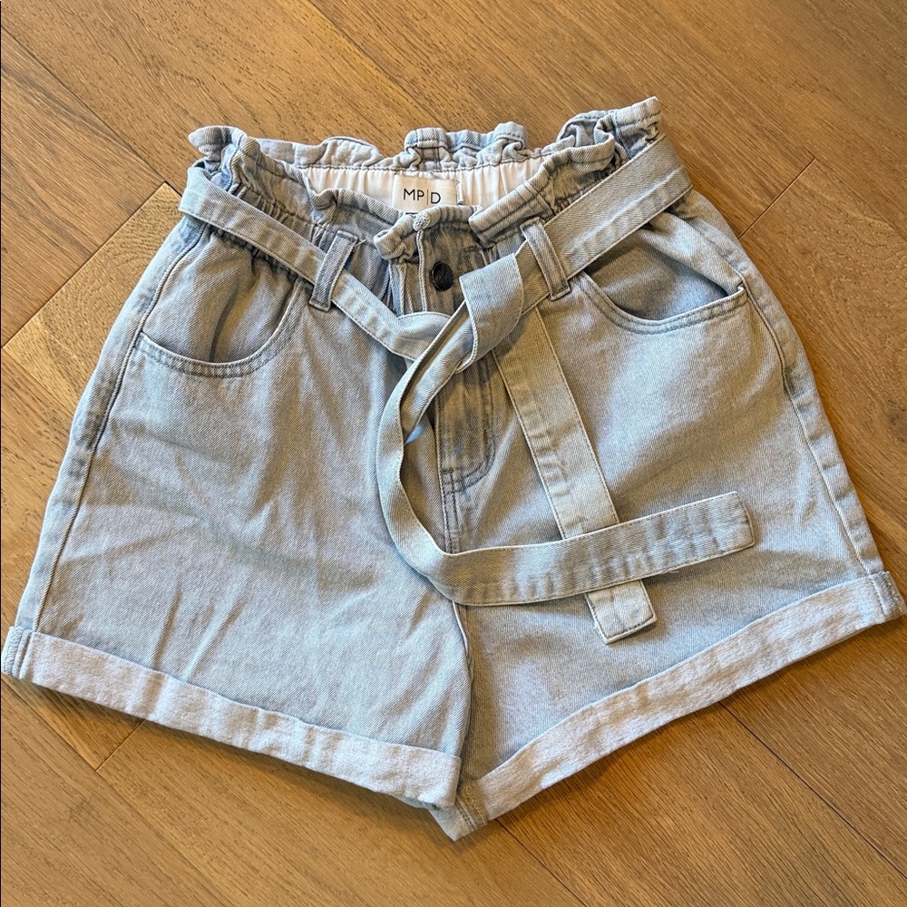 MP | D from Nordstrom denim tie shorts